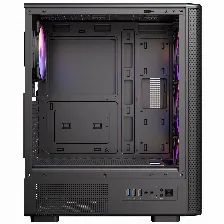 Gabinete Antec Vx310 Argb Midi Tower, Ventana Lateral Cristal Templado, 4x Ventiladores 120 Mm, Negro