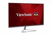 Monitor Viewsonic Vx Series Vx3276-2k-mhd Led 32 Pulgadas, 2xhdmi, 1xdp, 2560 X 1440 Pixeles, Respuesta 4 Ms, Panel Ips, Color Plata