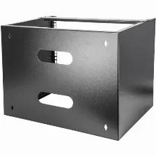 Rack Startech.com Tipo Bastidor De Pared, Capacidad Del Rack 8u, 2 Postes, Acero, Peso Max. 36.3 Kg, Color Negro, Incluye Tuercas Si