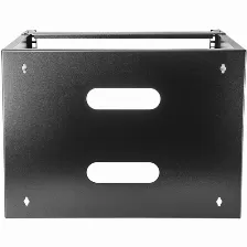 Rack Startech.com Tipo Bastidor De Pared, Capacidad Del Rack 8u, 2 Postes, Acero, Peso Max. 36.3 Kg, Color Negro, Incluye Tuercas Si