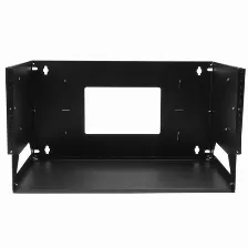 Rack De Montaje En Pared Startech (wallshelf4u) Con Estante Incorporado De Acero 4u, Con Profundidad Ajustable De 12 Y 18 Pulgadas