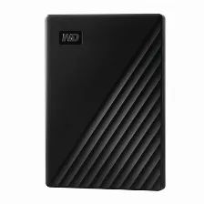 Disco Duro Externo Western Digital My Passport, 4tb, Usb 3.2, Negro