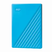 Disco Duro Externo Wd My Passport 2tb 2.5 Portatil Usb3.0 Azul Windows Backup Encriptacion Wdbyvg0020bbl-wesn