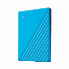 Disco Duro Externo Wd My Passport 2tb 2.5 Portatil Usb3.0 Azul Windows Backup Encriptacion Wdbyvg0020bbl-wesn