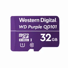 Memoria Micro Sd Western Digital Purple, 32gb, Uhs-i, Videovigilancia 24/7
