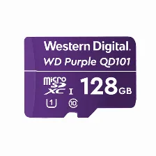 Memoria Micro Sdxc Western Digital Purple, 128gb, C10, Videovigilancia 24/7