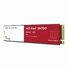 Unidad De Estado Solido Ssd Western Digital Red Sn700 1 Tb, M.2, Pci Express 3.0 8 Gbit/s, Lectura 3430 Mb/s, Escritura 3000 Mb/s