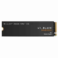 Ssd Western Digital Black Sn8100 Nvme, 1tb, M.2, Escritura 11000 Mb/s, Lectura 14900 Mb/s, Pci-e 5.0