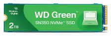 Ssd Western Digital Green Sn350 2tb, Nvme, M.2, Escri 3000 Mb/s, Lec 3200 Mb/s, Pci 3.0