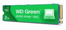 Ssd Western Digital Green Sn350 2tb, Nvme, M.2, Escri 3000 Mb/s, Lec 3200 Mb/s, Pci 3.0