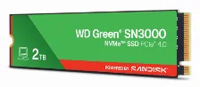Ssd Sandisk Wd Green Sn3000 Nvme 2tb, M.2, Pci Express 4.0