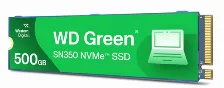 Ssd Western Digital Green Sn350 500gb, M.2, Pci Express 3.0, Lectura 2400 Mb/s, Escritura 1500 Mb/s