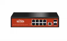 Switch Wi-tek Wi-pms310gf-alien Gestionado, L2, Rj-45 8, Gigabit Ethernet (10/100/1000), 8 Poe, Negro, Naranja