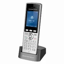 Teléfono Ip Grandstream Networks Wp822 Terminal Inalámbrico, 2 Líneas, Negro, Plata