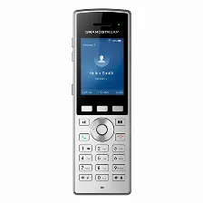 Teléfono Ip Grandstream Networks Wp822 Terminal Inalámbrico, 2 Líneas, Negro, Plata