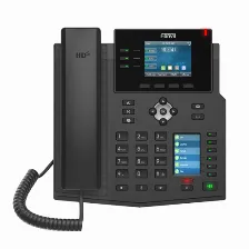 Teléfono Ip Fanvil X4u Terminal Con Conexión Por Cable, Poe, 12 Líneas, Negro