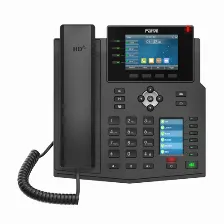Teléfono Ip Fanvil X5u Terminal Con Conexión Por Cable, Poe, 16 Líneas, Negro