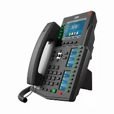 Teléfono Ip Fanvil X6u Terminal Con Conexión Por Cable, Poe, 20 Líneas, Negro