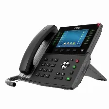 Teléfono Ip Fanvil X7c Terminal Con Conexión Por Cable, 20 Líneas, Negro
