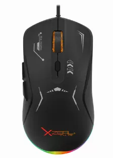 Mouse Gamer Xzeal Xst-401, Rgb, 7200 Dpi, 6 Botones, Negro