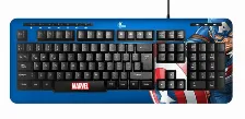 Teclado Xtech Xtk-m401ca Español, Alámbrico, Usb, Interruptor De Membrana, Multicolor