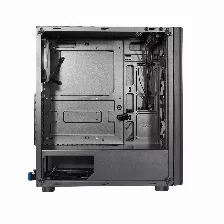 Gabinete Xzeal Xz110-1 Torre Atx, Panel Lateral Vidrio, 3x Ventiladores Rgb, Negro