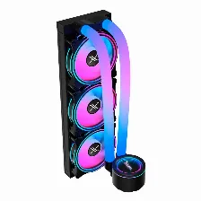 Sistema De Enfriamiento Liquido Xzeal Vostok Ar360, Argb, Rpm 800-1800, Intel/amd, Negro