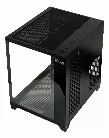 Gabinete Xzeal Cubo Cxi2, Soporta M-atx/itx, Cristal Templado, 3xvent Argb, Negro
