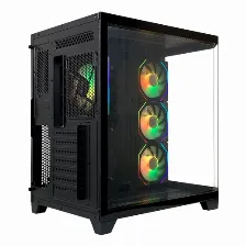 Gabinete Xzeal Xz150, Midi-tower, Atx/micro-atx, Usb 3.0, Sin Fuente, 4 Ventiladores Instalados, Negro