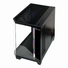 Gabinete Xzeal Xz150, Midi-tower, Atx/micro-atx, Usb 3.0, Sin Fuente, 4 Ventiladores Instalados, Negro