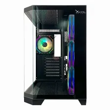 Gabinete Xzeal Xz150, Midi-tower, Atx/micro-atx, Usb 3.0, Sin Fuente, 4 Ventiladores Instalados, Negro