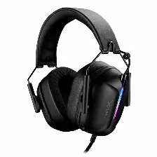 Diadema Xzeal Xzhsalrgb1b, Rgb, Conector 3.5mm, Microfono Desmontable, Negro