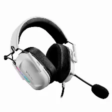 Diadema Xzeal Xzhsalrgb1w, Rgb, Conector 3.5mm, Microfono Desmontable, Blanco