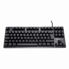 Teclado Gamer Xzeal Xz1020 Mecanico, Usb, Rgb, Switch Red, 60%, Negro