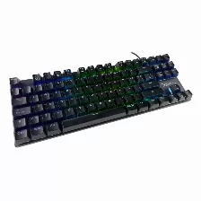 Teclado Gamer Xzeal Xz1020 Mecanico, Usb, Rgb, Switch Red, 60%, Negro