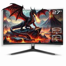 Monitor Curvo Xzeal Xz4010-2, 27 Pulg, 180hz, 1920 X 1080, 1ms, Hdmi/dp, Vesa, Color Negro