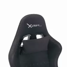Silla Deportiva Gaming Xzeal Xz15 Negra, Rgb, Tela Automotriz, Base Acero, Soporte Lumbar