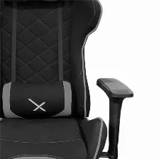 Silla Gamer Xzeal, Base Acero, Brazos Ajustables, Inclinacion, Soporte Lumbar, Respaldo Full-lenght, Negro