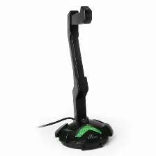 Base Para Auriculares Yeyian Over Power, Rgb, Concentrador Hub, Ecualizador De Audio, Microfono, Yao-29201n