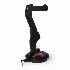 Base Para Auriculares Yeyian Over Power, Rgb, Concentrador Hub, Ecualizador De Audio, Microfono, Yao-29201n