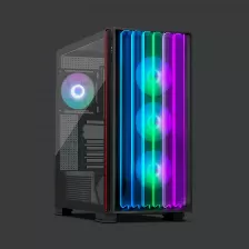 Gabinete Yeyian Mirage X Tower, Psu No, Negro