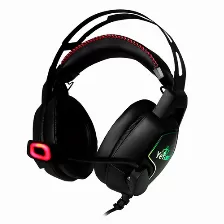 Diadema Gaming Yeyian Vicious 3000, Alambricos, 2.2 Metros, 3.5mm, Usb, Negro/led Rgb