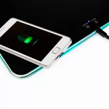 Mouse Pad Gamer Yeyian Flow 2800, Carga Inalambrica, Rgb, Antiderrape Ygf-68901