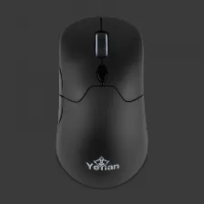 Mouse Yeyian Ygm-wwrb-01 óptico, 6 Botones, 26000 Dpi, Bluetooth, Negro