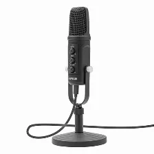 Micrófono Yeyian Ysa-uchq-01 192 Khz, Alámbrico, Usb, Antipop, Negro