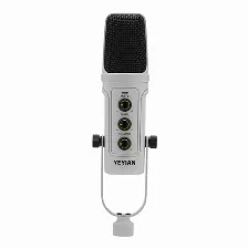 Micrófono Yeyian Ysa-uchq-02 192 Khz, Alámbrico, Usb, Antipop, Blanco