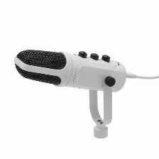 Micrófono Yeyian Ysa-uchq-02 192 Khz, Alámbrico, Usb, Antipop, Blanco