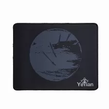 Mousepad Yeyian Krieg Base Antiderrapante Si, Descansa Muñecas No, Color Negro, Azul