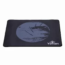Mousepad Yeyian Krieg Base Antiderrapante Si, Descansa Muñecas No, Color Negro, Azul