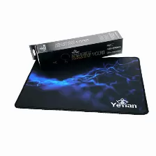 Mouse Pad Gaming Yeyian Krieg 1050, 50x36cm, 3mm, Negro/rojo